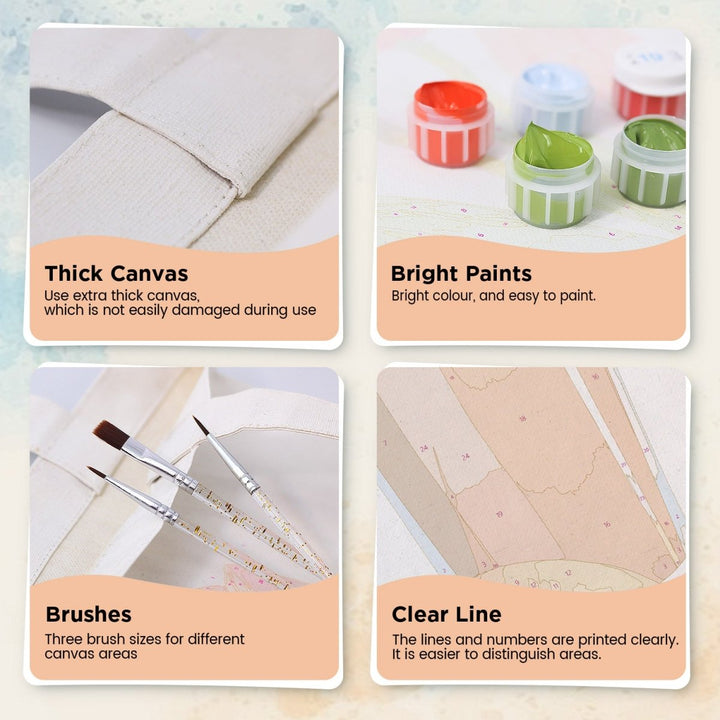 Paint By Numbers KitDIY Painting Bag No.12 - isuvio
