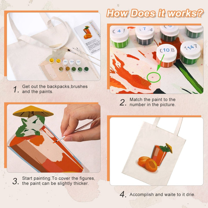 Paint By Numbers KitDIY Painting Bag No.12 - isuvio