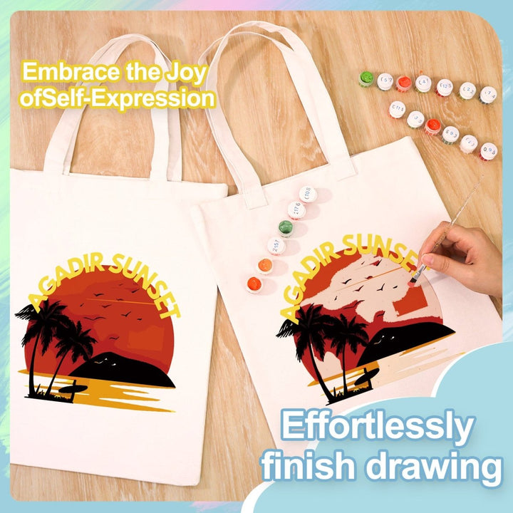 Paint By Numbers KitDIY Painting Bag No.16 - isuvio