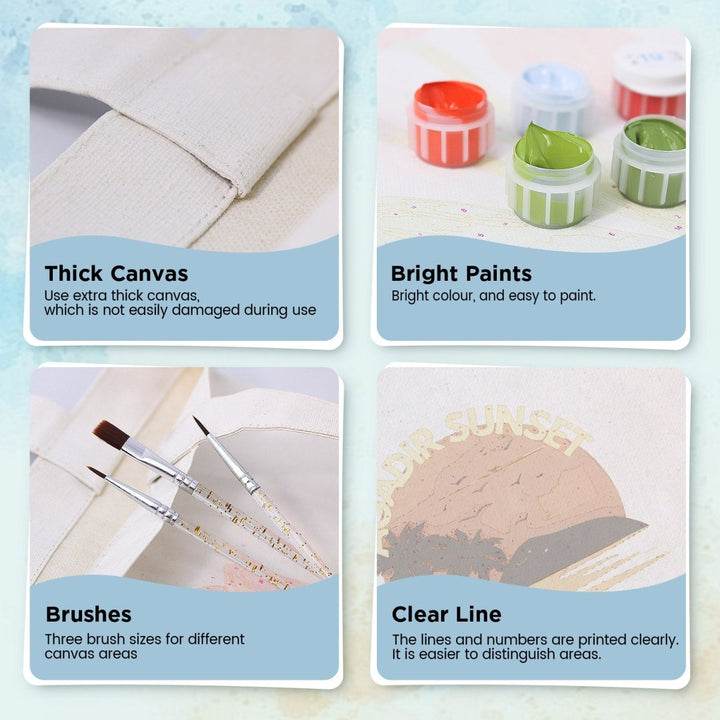 Paint By Numbers KitDIY Painting Bag No.16 - isuvio