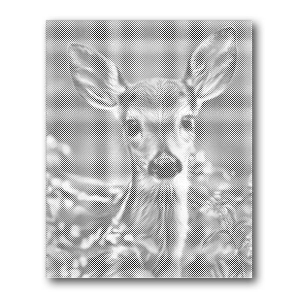 Dot PaintingFawn Deer - isuvio