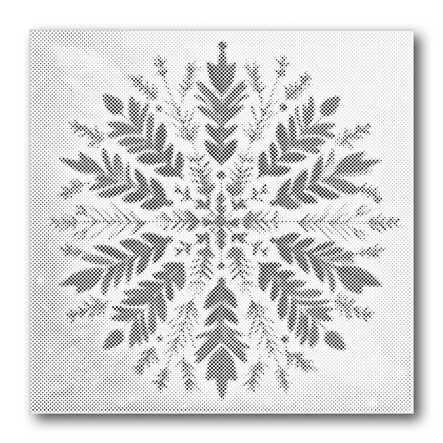 Dot PaintingFern Snowflake - isuvio