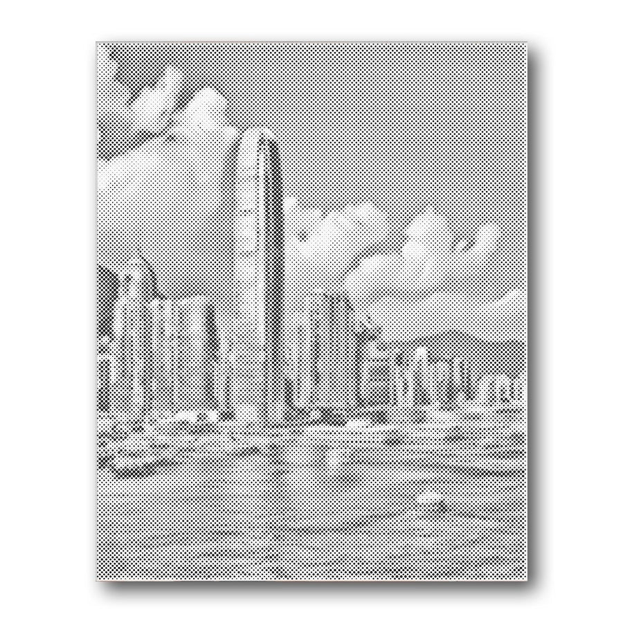 Dot PaintingHong Kong Victoria Harbour - isuvio