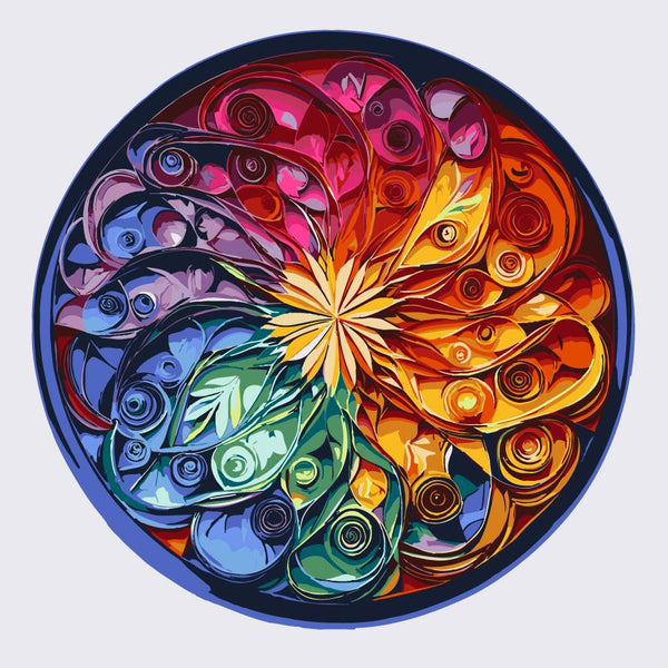 Paint By Numbers Kitisuvio™ Mindful Mandalas No.64 - isuvio