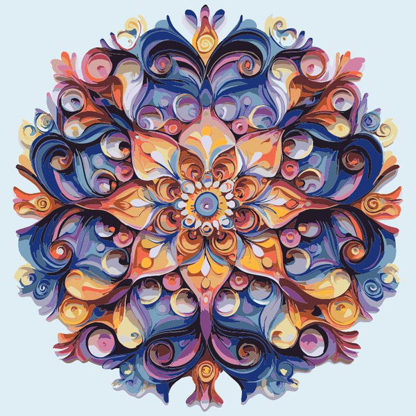 Paint By Numbers Kitisuvio™ Mindful Mandalas No.68 - isuvio