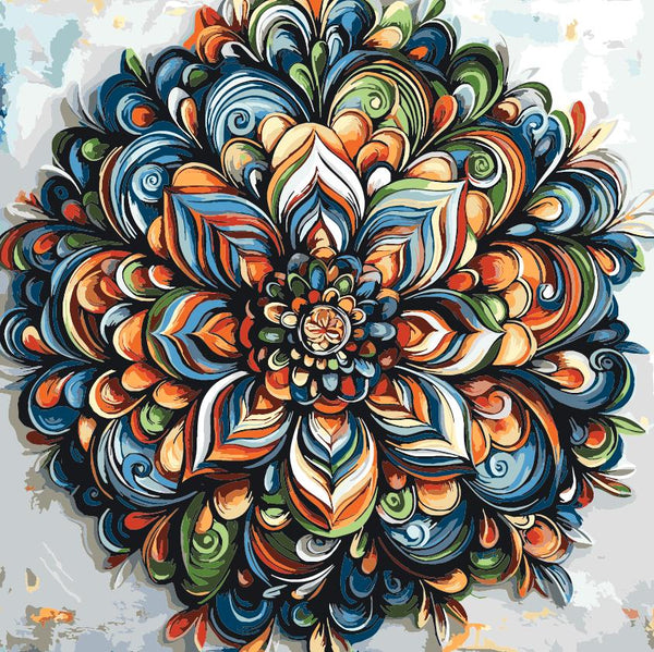 Paint By Numbers Kitisuvio™ Mindful Mandalas No.73 - isuvio