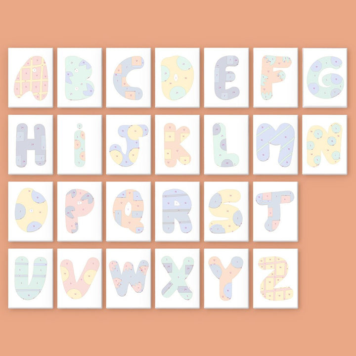 Paint By Numbers KitiSuvio Mini Series Alphabet No.11 - isuvio