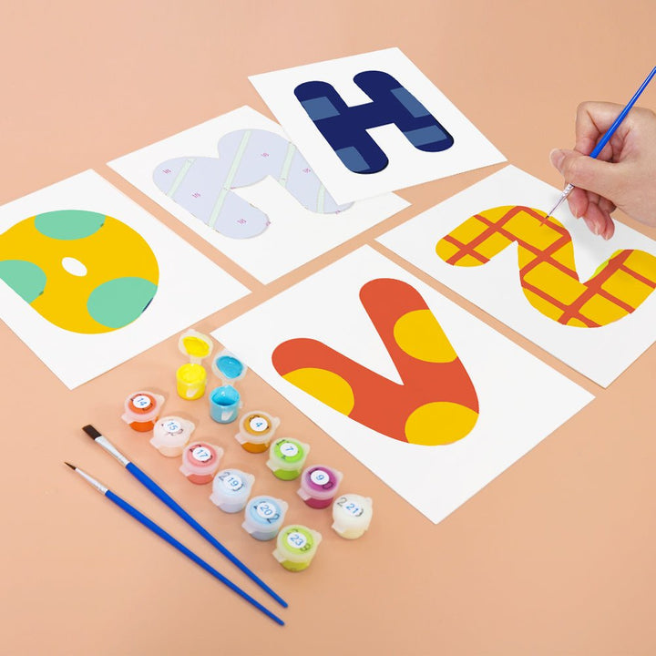 Paint By Numbers KitiSuvio Mini Series Alphabet No.11 - isuvio