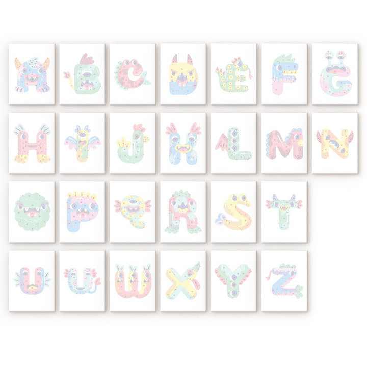 Paint By Numbers KitiSuvio Mini Series Alphabet No.12 - isuvio