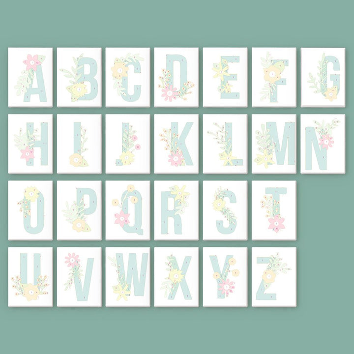 Paint By Numbers KitiSuvio Mini Series Alphabet No.4 - isuvio