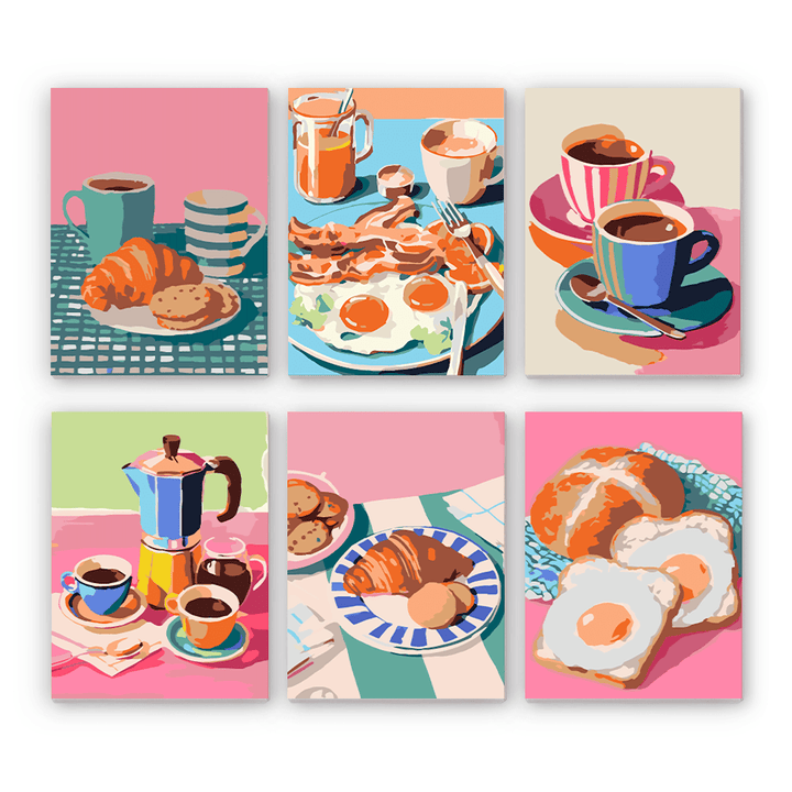 Paint By Numbers KitiSuvio Mini Series Breakfast No.85 - isuvio