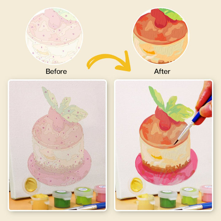 Paint By Numbers KitiSuvio Mini Series Cake No.6 - isuvio