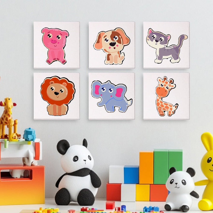 Paint By Numbers KitiSuvio Mini Series Cartoon Animals No.78 - isuvio