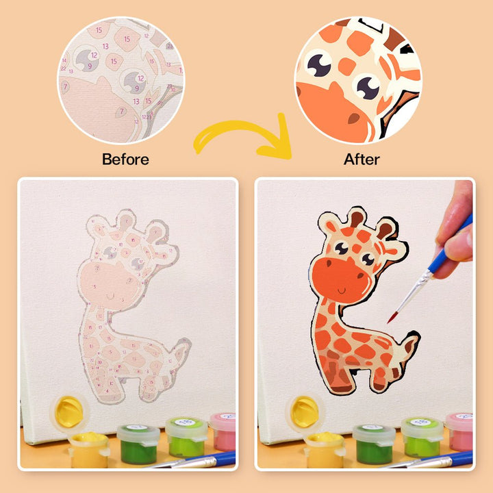 Paint By Numbers KitiSuvio Mini Series Cartoon Animals No.78 - isuvio