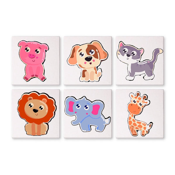 Paint By Numbers KitiSuvio Mini Series Cartoon Animals No.78 - isuvio