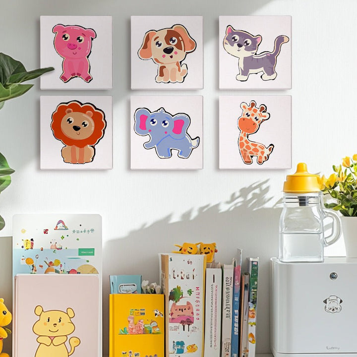 Paint By Numbers KitiSuvio Mini Series Cartoon Animals No.78 - isuvio