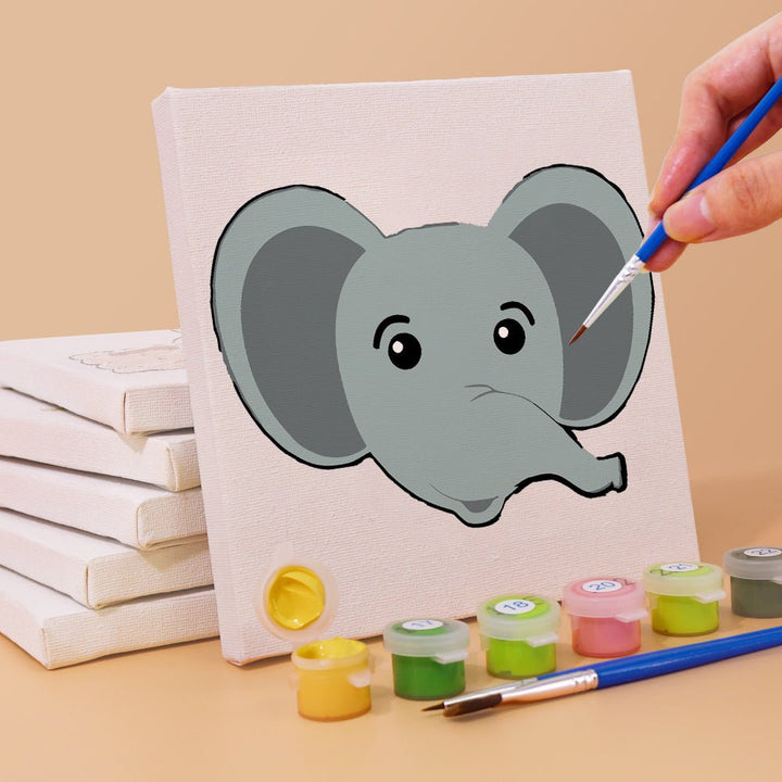Paint By Numbers KitiSuvio Mini Series Cartoon Animals No.79 - isuvio