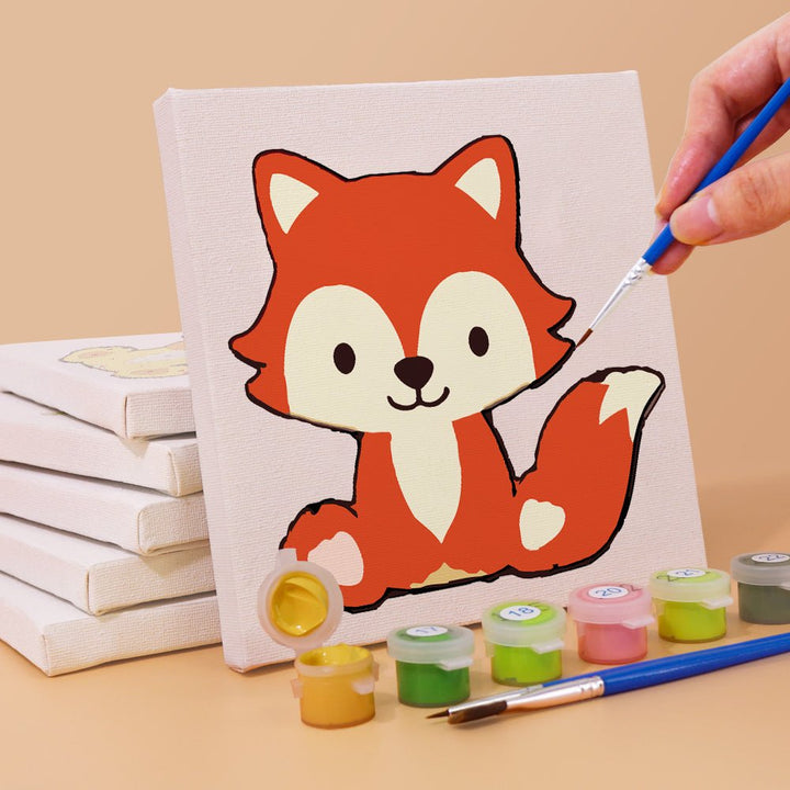 Paint By Numbers KitiSuvio Mini Series Cartoon Animals No.80 - isuvio