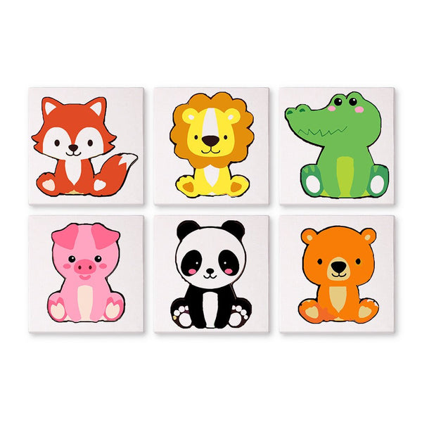 Paint By Numbers KitiSuvio Mini Series Cartoon Animals No.80 - isuvio