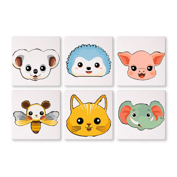Paint By Numbers KitiSuvio Mini Series Cartoon Animals No.81 - isuvio
