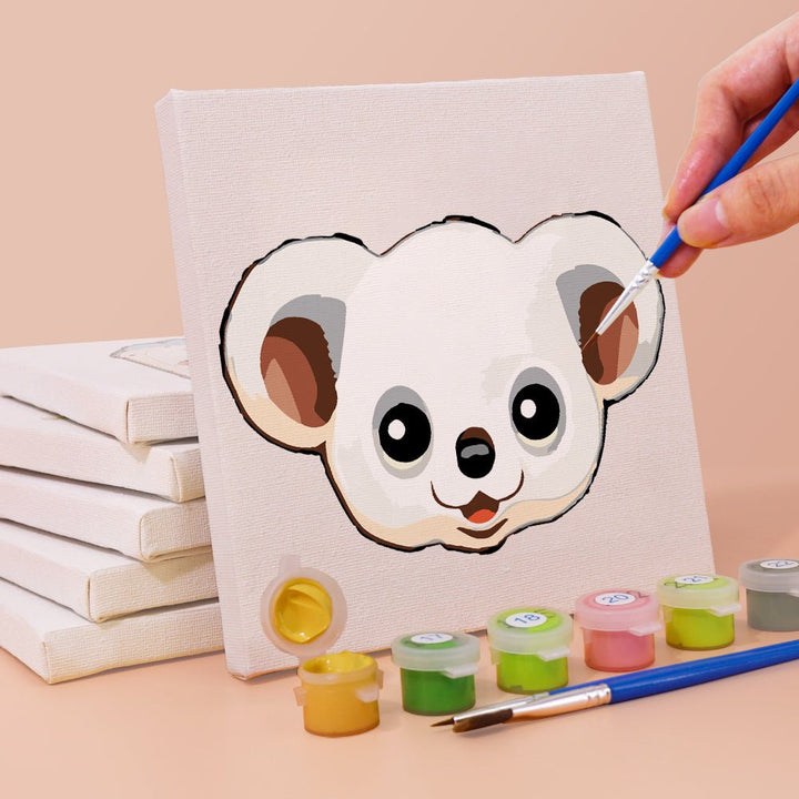 Paint By Numbers KitiSuvio Mini Series Cartoon Animals No.81 - isuvio