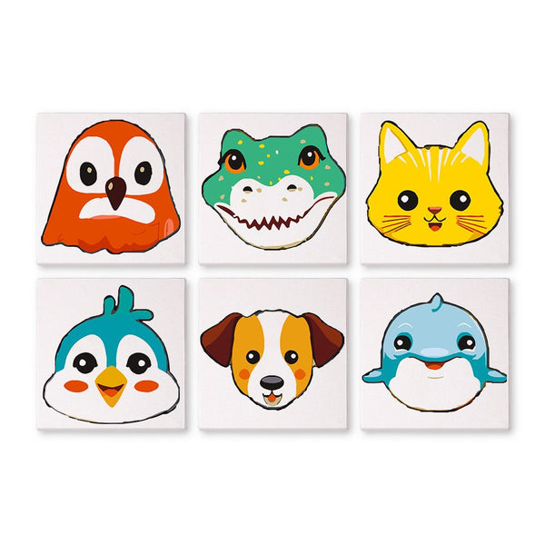 Paint By Numbers KitiSuvio Mini Series Cartoon Animals No.82 - isuvio