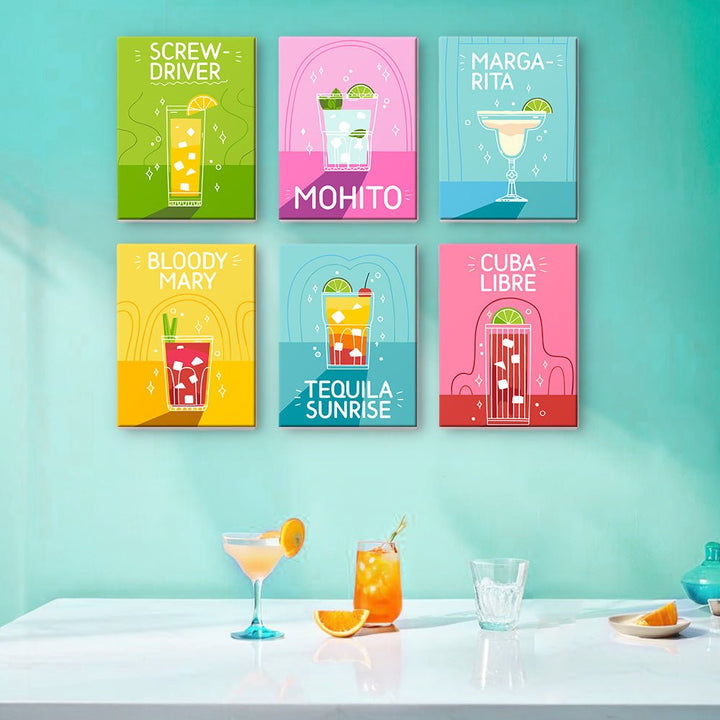 Paint By Numbers KitiSuvio Mini Series Cocktail No.83 - isuvio