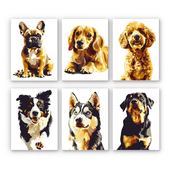 Paint By Numbers KitiSuvio Mini Series Dogs No.36 - isuvio