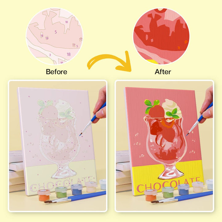 Paint By Numbers KitiSuvio Mini Series Drinks No.48 - isuvio