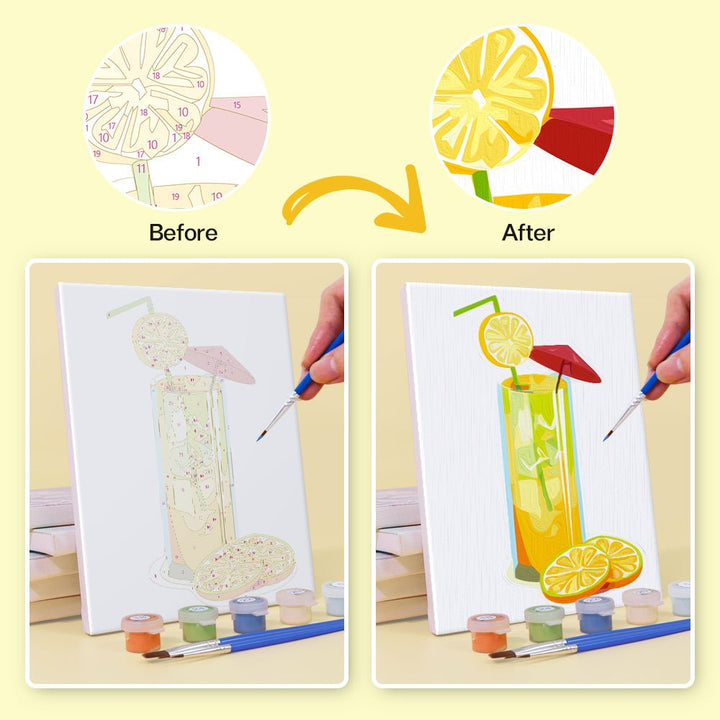 Paint By Numbers KitiSuvio Mini Series Drinks No.49 - isuvio