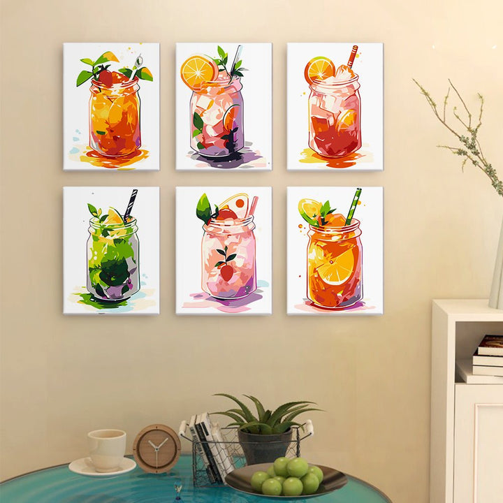 Paint By Numbers KitiSuvio Mini Series Drinks No.50 - isuvio