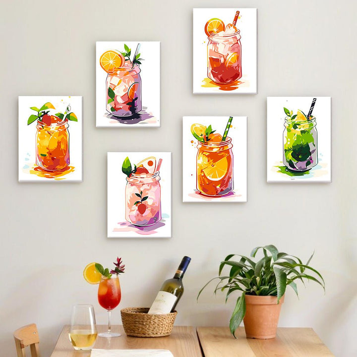 Paint By Numbers KitiSuvio Mini Series Drinks No.50 - isuvio
