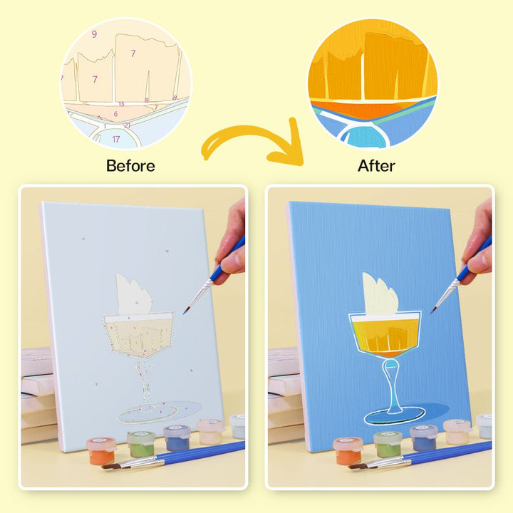 Paint By Numbers KitiSuvio Mini Series Drinks No.55 - isuvio