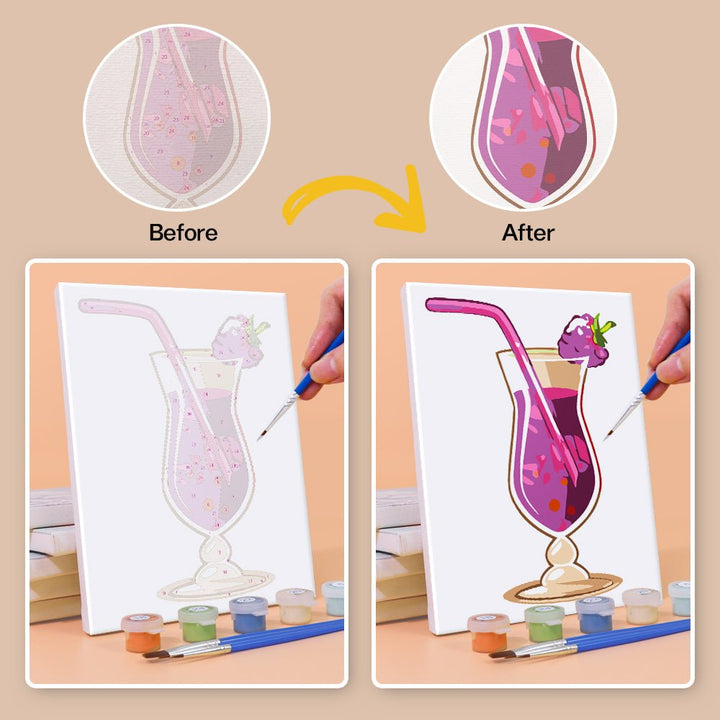 Paint By Numbers KitiSuvio Mini Series Drinks No.66 - isuvio