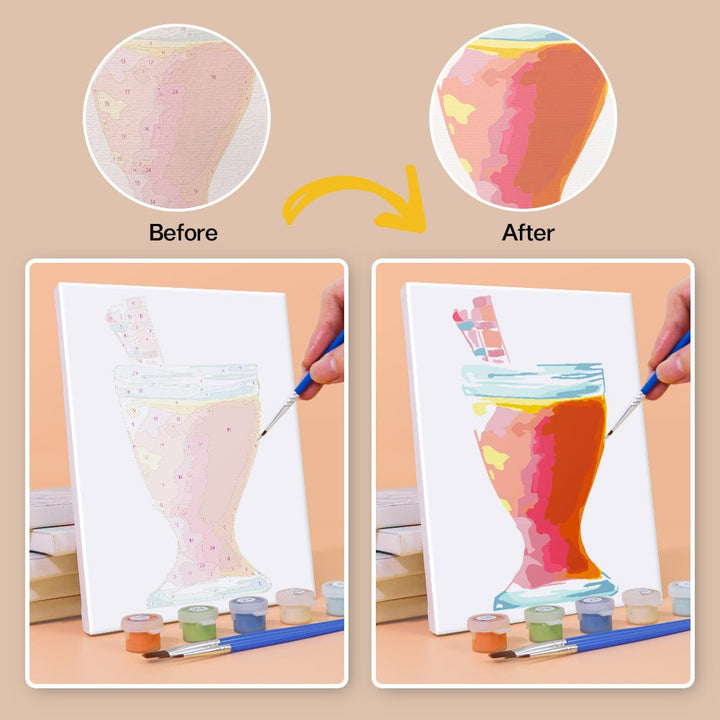 Paint By Numbers KitiSuvio Mini Series Drinks No.68 - isuvio