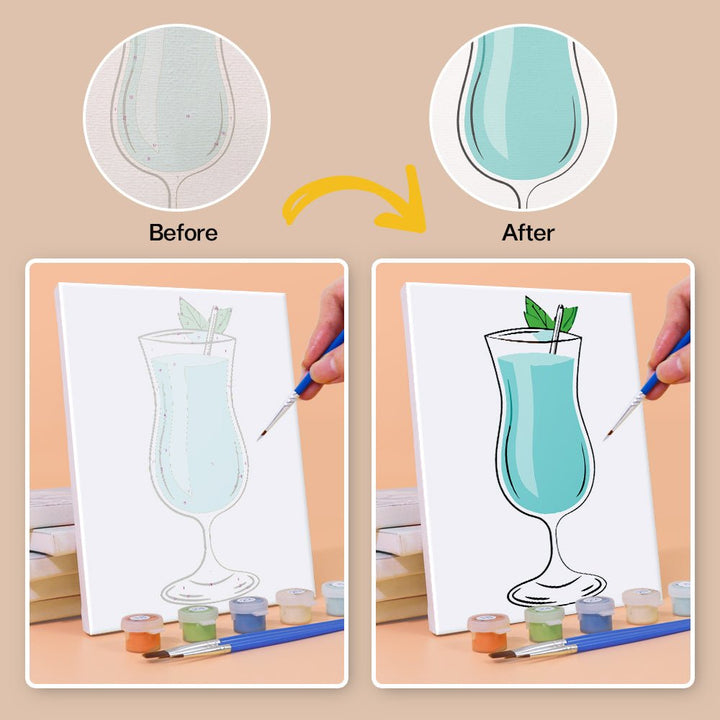 Paint By Numbers KitiSuvio Mini Series Drinks No.71 - isuvio