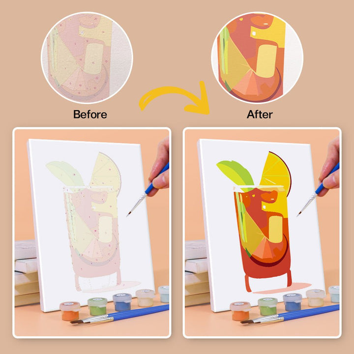 Paint By Numbers KitiSuvio Mini Series Drinks No.72 - isuvio