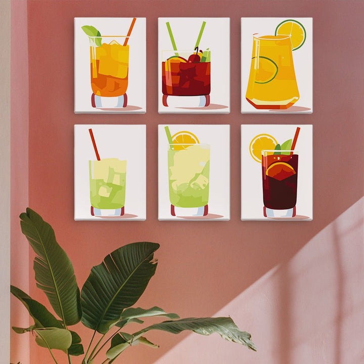 Paint By Numbers KitiSuvio Mini Series Drinks No.74 - isuvio