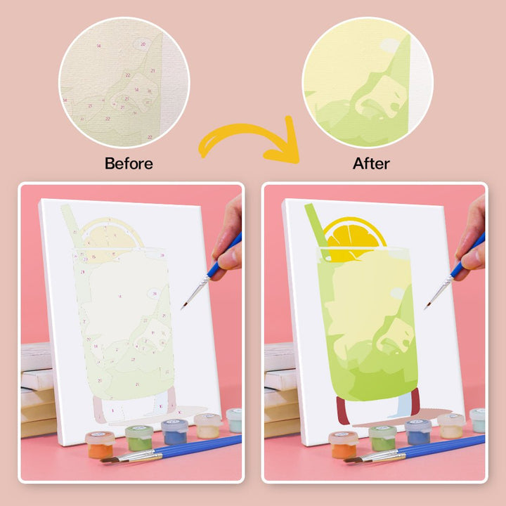 Paint By Numbers KitiSuvio Mini Series Drinks No.74 - isuvio