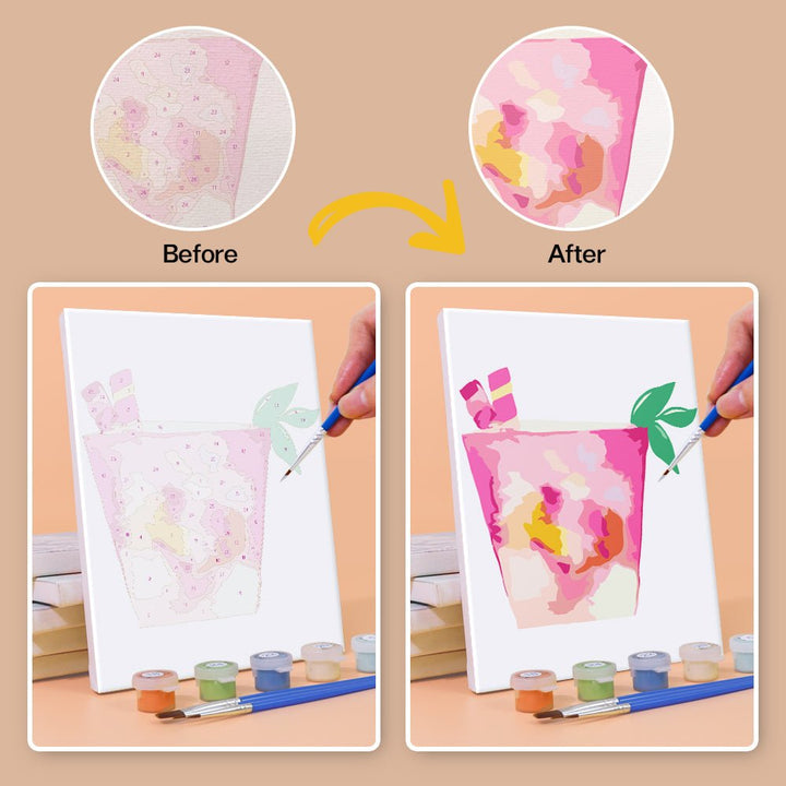 Paint By Numbers KitiSuvio Mini Series Drinks No.75 - isuvio
