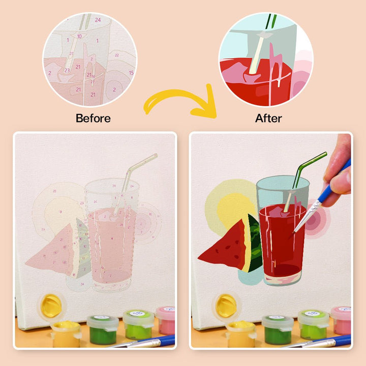 Paint By Numbers KitiSuvio Mini Series Drinks No.76 - isuvio