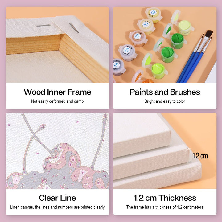 Paint By Numbers KitiSuvio Mini Series Fruits No.56 - isuvio