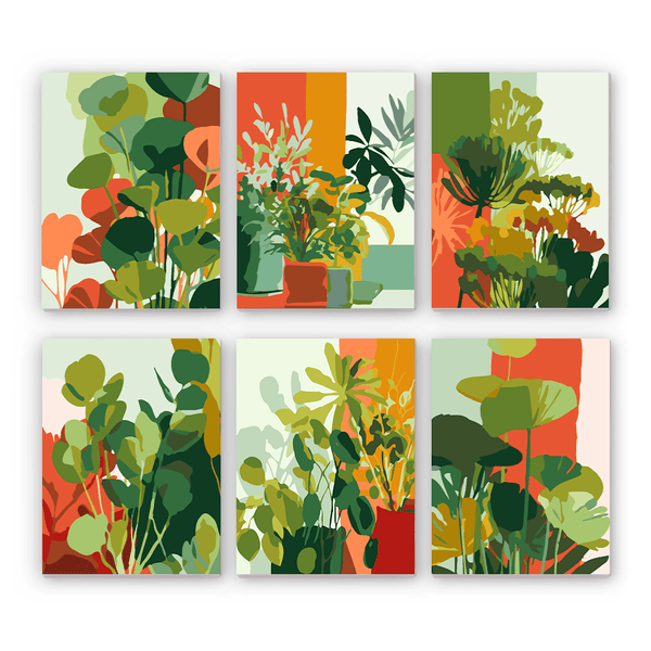 Paint By Numbers KitiSuvio Mini Series Plants No.84 - isuvio