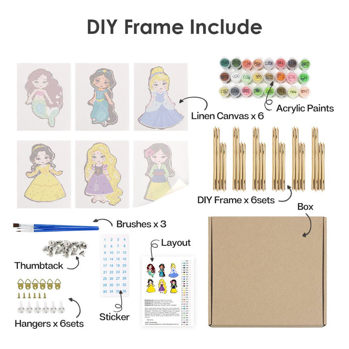 Paint By Numbers KitiSuvio Mini Series Princess No.77 - isuvio