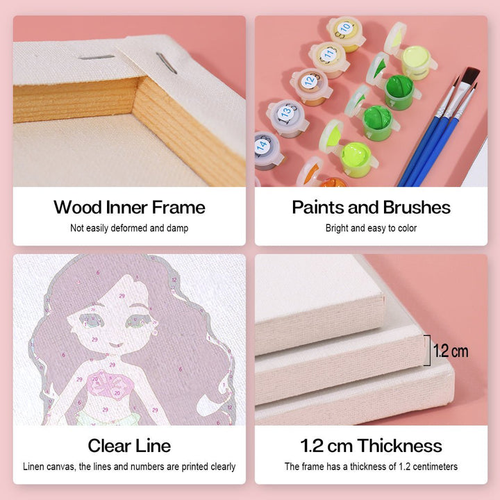 Paint By Numbers KitiSuvio Mini Series Princess No.77 - isuvio