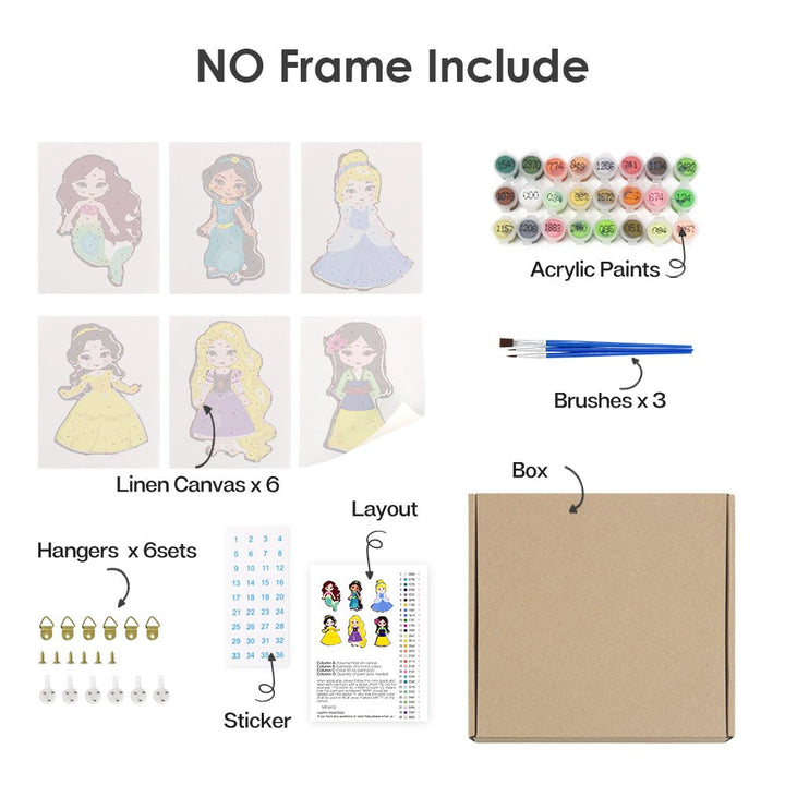 Paint By Numbers KitiSuvio Mini Series Princess No.77 - isuvio