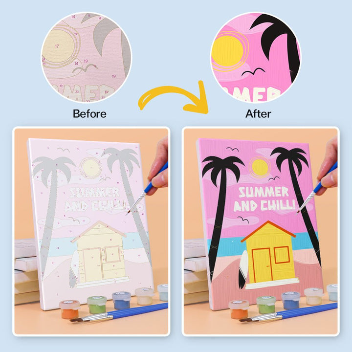 Paint By Numbers KitiSuvio Mini Series Summer No.57 - isuvio