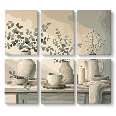 Neutral Botanical Still Life - main product image