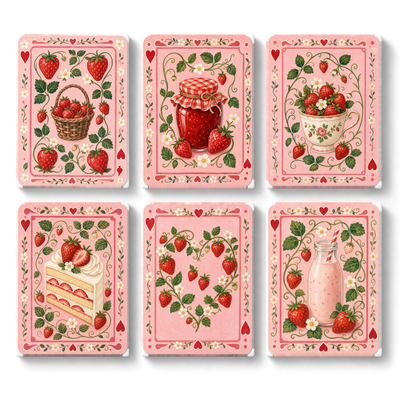 Vintage Strawberry Illustrations - main product image