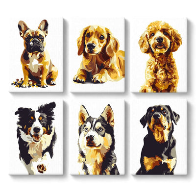 Paint By Numbers KitiSuvio Mini Series Dogs No.36 - isuvio